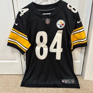 NFL Steelers 84 Black Dri-Fit On Field Jersey
